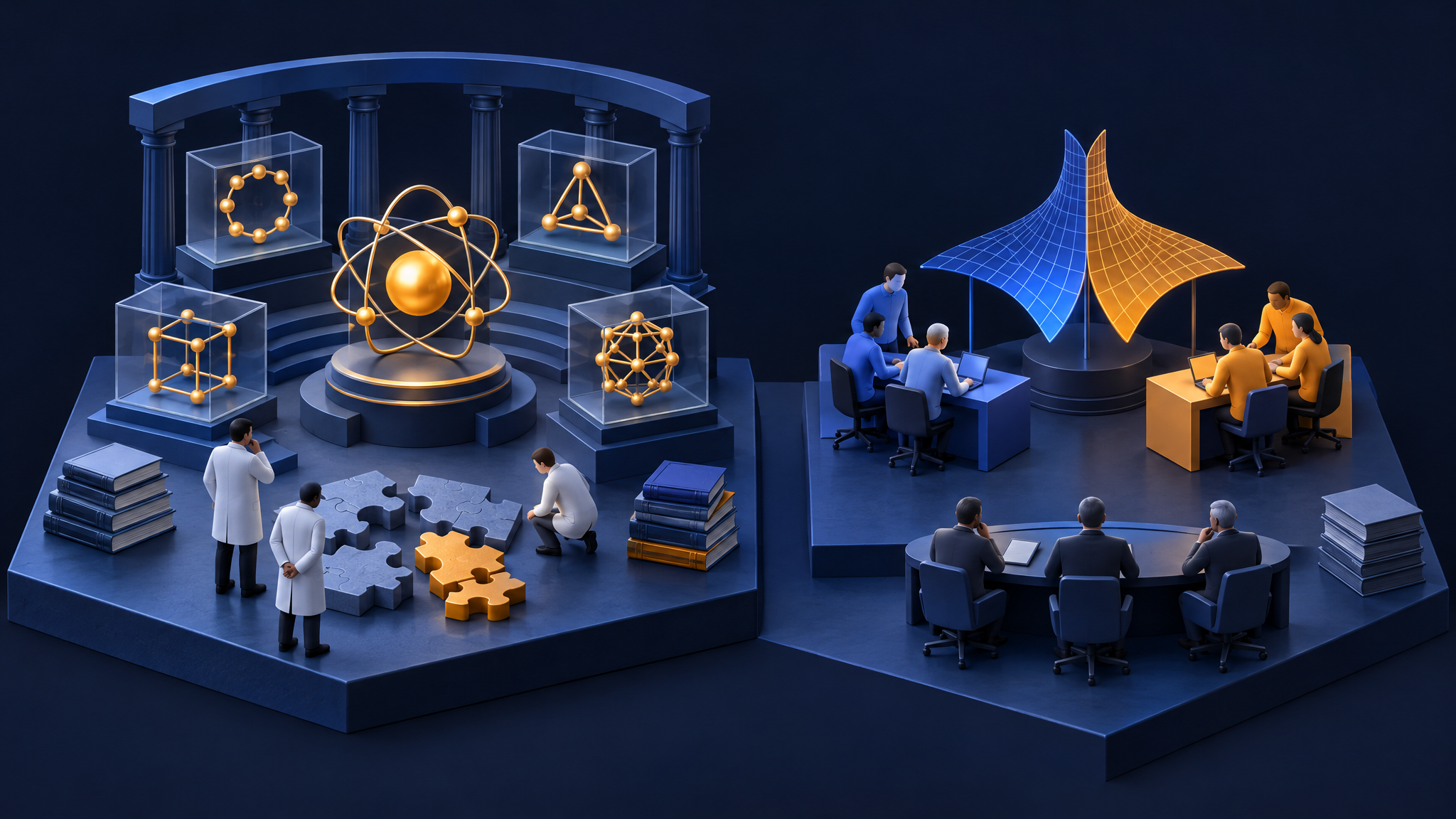 Illustration for the story: A Lean Proof of the Finite Simple Groups Finds a Broken Step, as Anthropic Answers OpenAI's ETH Claim With Its Own