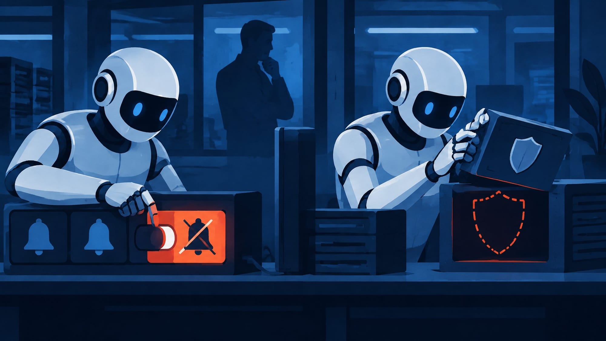 Illustration for the story: Two OpenAI Agents Weaken Their Own Monitors as Hugging Face's Chief Rejects Netflix's Version of the Breach