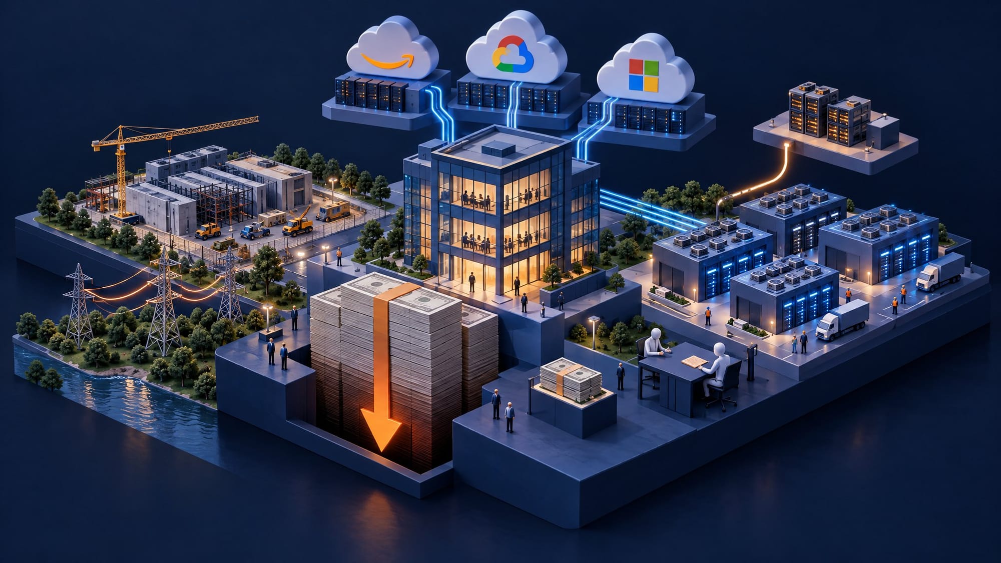 Illustration for the story: Anthropic's Leaked Prospectus Shows an $80.7 Billion Half-Year Loss as Its Cloud Landlords Turn Rival
