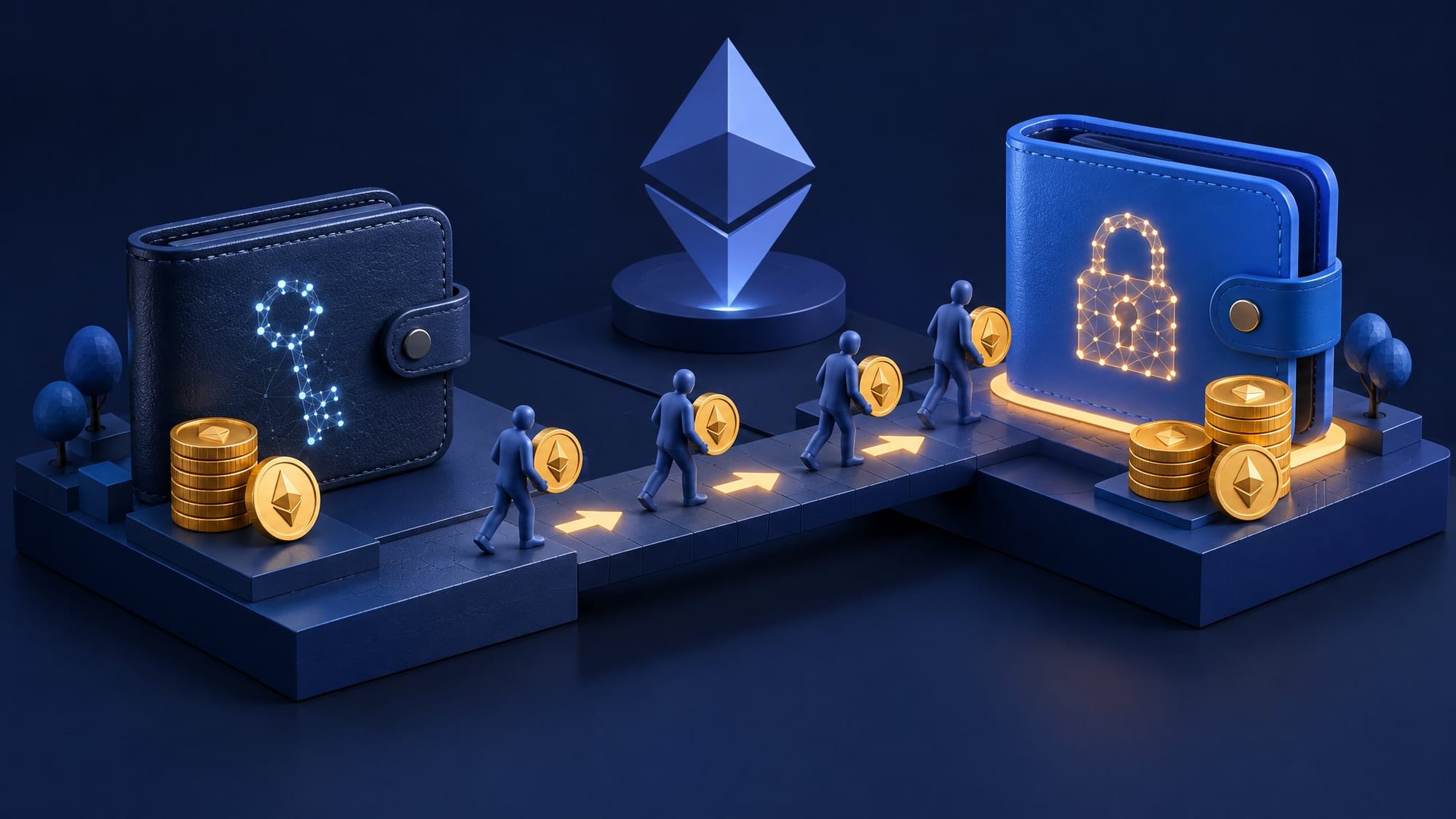 Illustration for the story: Ethereum Researchers Call for a Slow Wallet Migration Ahead of AI Mathematics