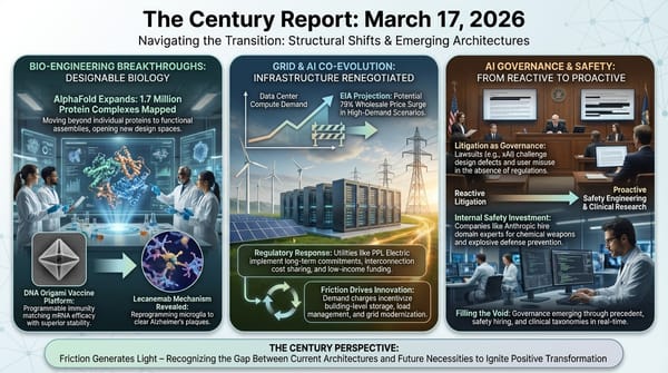 Infographic: AlphaFold 1.7M protein complexes mapped; EIA 79% grid price projection; xAI Grok CSAM lawsuit; Anthropic safety hiring; DNA origami vaccines; lecanemab mechanism revealed.